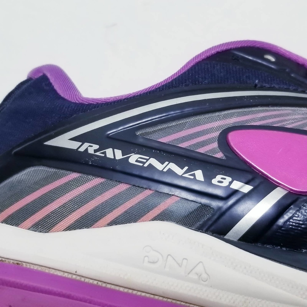 Brooks Womens Ravenna 8 Purple Running Shoes 9 - Picture 8 of 9